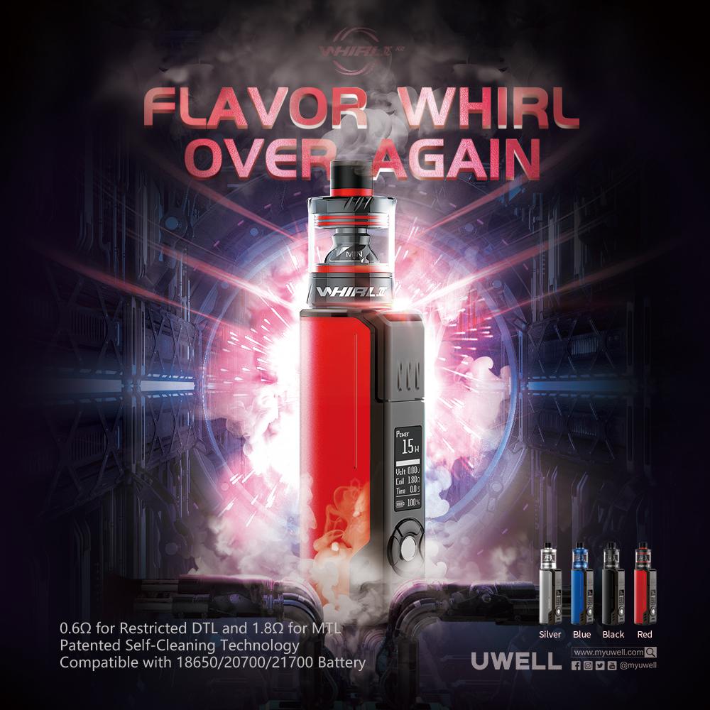 Uwelltech's tweet photo. 📣Your Wait’s Over, The All-New Whirl II Kit Is Here!🎉

With multi-battery compatibility, amazing color indicators, and a power range up to 100W, Whirl II is set to make your vaping experience super exciting.🤩

#uwell #myuwell #WhirlIIKit #vapelife #modsystem #whirlII #whirl2 https://t.co/2mmkAeKpat
