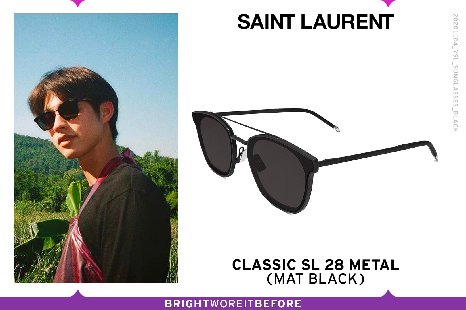 BrightWoreItBefore on X Saint Laurent CLASSIC SL 28 METAL Mat Black 475 14 522 THB bbrightvc brightworeitbefore bbrightvc YSL SaintLaurent SaintLaurentThailand YvesSaintLaurent https t B7RMjrcD8a X