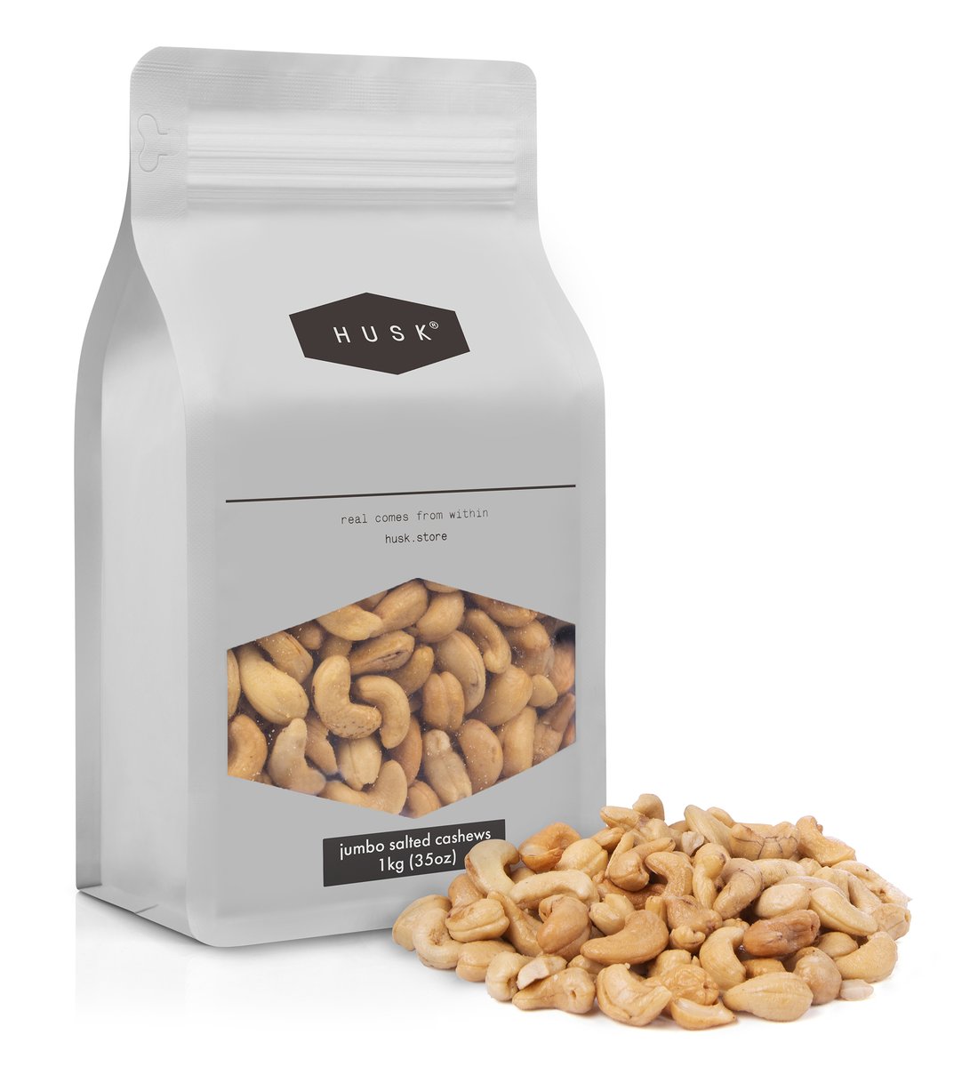 husksays's tweet photo. We're making it rain salted cashews (from a socially safe distance) https://t.co/wMyFlglxkR