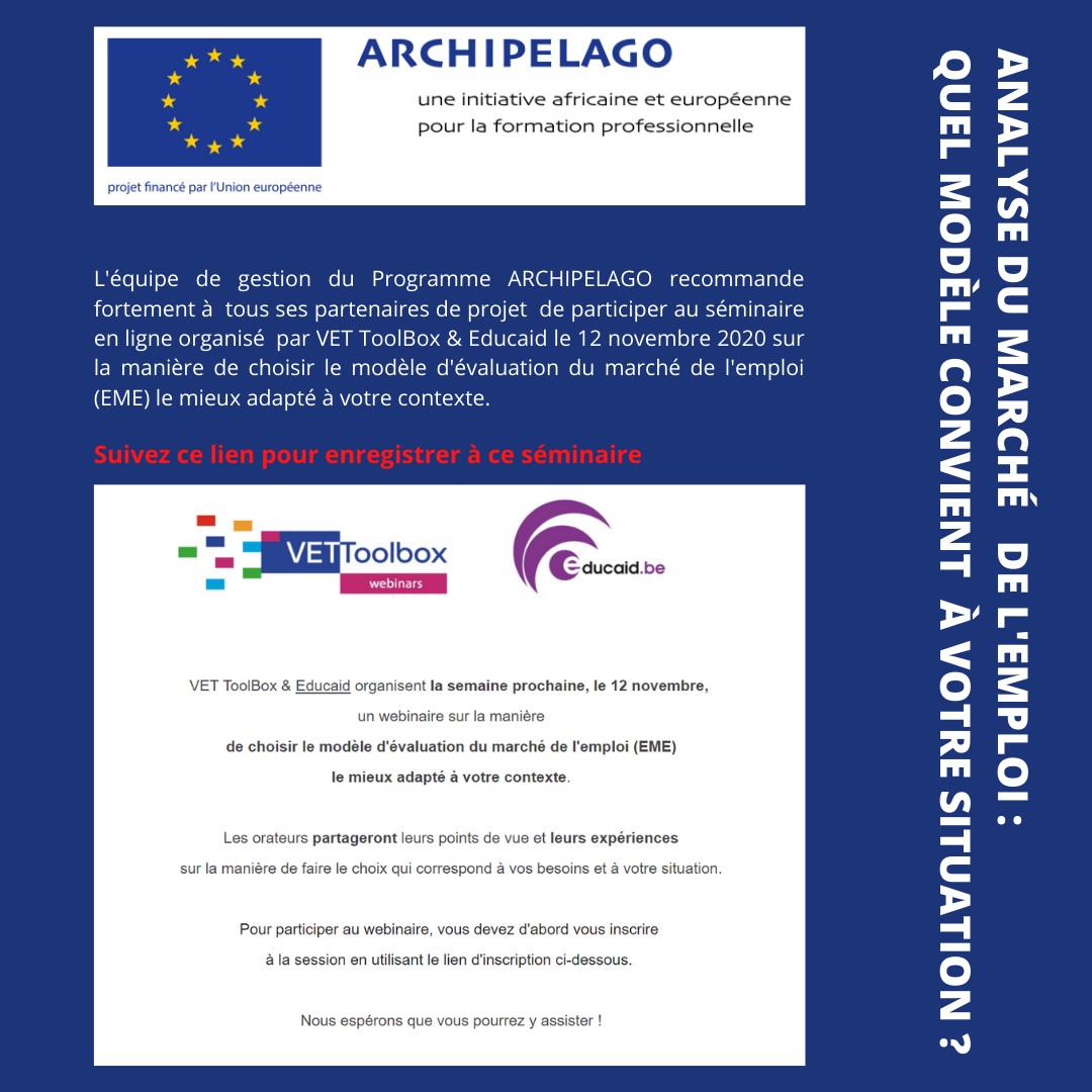 ANALYSE DU MARCHÉ  DE L'EMPLOI : QUEL MODÈLE CONVIENT À VOTRE SITUATION ❓
Inscrivez-vous à ce séminaire via ce lien👉🏻bit.ly/3eFXYAX