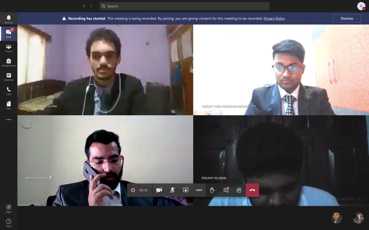 NCUGurgaon's tweet photo. 22 Teams from law schools across the country participated in VI Edition of National Client Consultation Competition conducted by School of Law, NCU on 9-10 October, 2020, inaugurated by Mr. Justice Darshan Singh, Former Judge, Punjab and Haryana High Court https://t.co/OCLV9D8udW