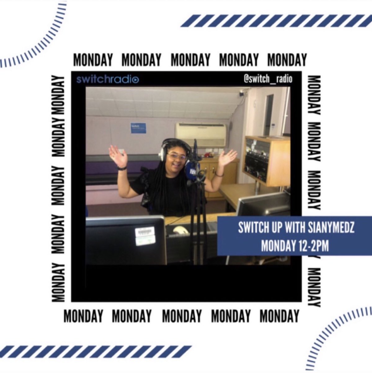_SianyMedz_'s tweet image. Don’t forget to join me at 12noon on @switch_radio for Switch Up With SianyMedz 🎙📻

I’ll be talking all things 
#Christmas 
#NewYearsResolution
#NovemberLockdown
#FreeSchoolMeals
And giving you your #MedzMondayMotiviation 

Get involved with the conversation and tune in!