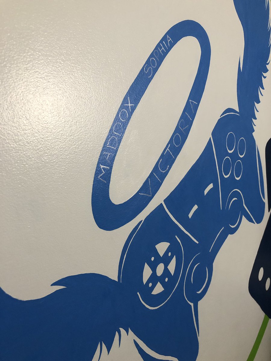noofynate's tweet photo. I know most of you have seen the huge @ExtraLife4Kids painting behind me in stream!
What you didn’t know, is that, in the halo, there are names of 3 angels who have deeply impacted my #ExtraLife journey so far. #FTK #TorisAngels #TeamMaddox #UnstoppableSophia 💙💚 https://t.co/Co9ruMkvIY