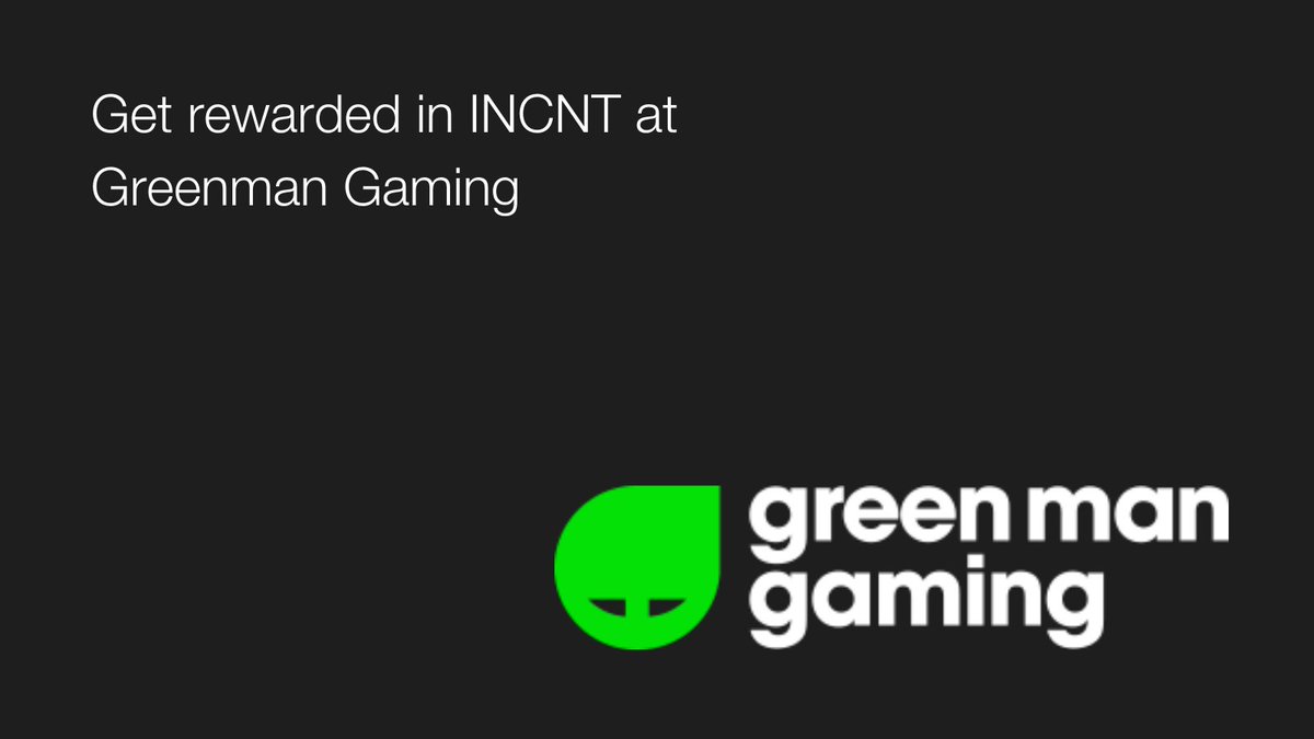 IncentLoyalty's tweet photo. Get up to 5% back in $Incent when you buy a game from greenmangaming! Just click the link on our website.
#Incentinside #cryptocurrency #gaming
https://t.co/UxMivMga22 https://t.co/6G2jyGhJrP