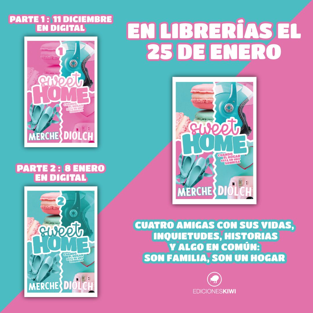 edicioneskiwi's tweet photo. #KiwiNovedades

Próximamente publicaremos "SWEET HOME" de @MercheDiolch. 

Parte 1 digital: 11 de diciembre
Parte 2 digital : 8 de enero
Libro en papel: 25 de enero

¿qué os parece? ¿tenéis ganas de leer esta divertida historia? https://t.co/K6BHNDlZjD