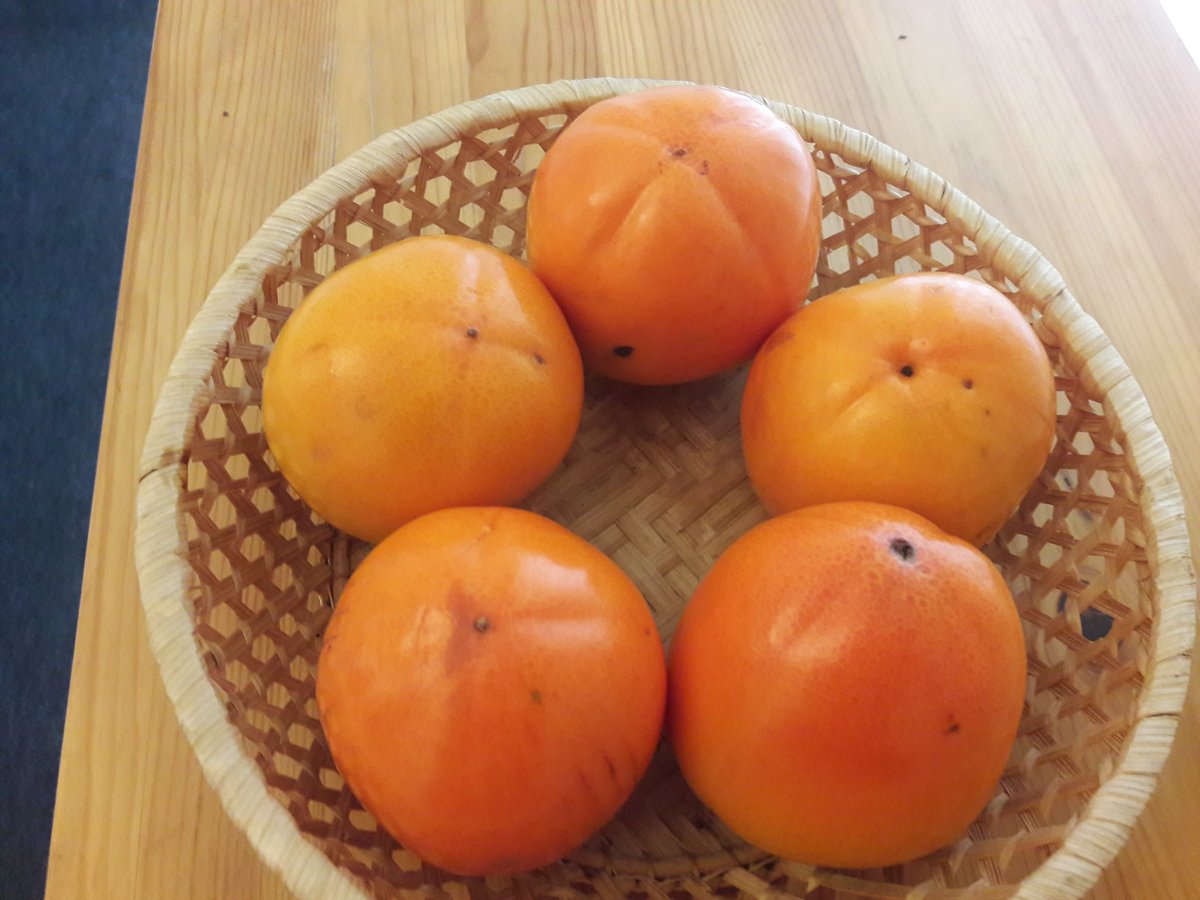 RoseTint4's tweet photo. Persimmon is my favorite fruit which I tried abroad. Tastes like a combination of papaya and mango, sweet in taste 😍. I don't like sour fruits, just have them for health purpose.
#FruitAddict https://t.co/2MDUUljH3w