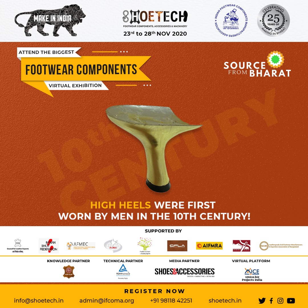 Shoetech_India's tweet photo. High Heels were a symbol of high social status in the earlier times.
#highheels #leathershoes #leather #shoes #ifcoma #shoetech https://t.co/fxUwmqEpNK