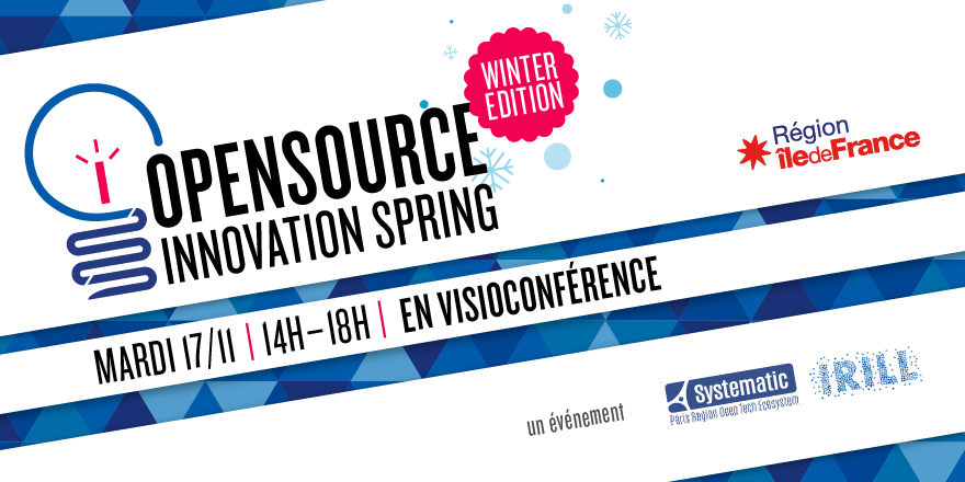 HubOpenSource's tweet image. 📆L'#OSIS est le retour, le 17.11, RV incontournable de l’excellence scientifique &amp;amp; technologique #opensource proposé par le @HubOpenSource @Pole_Systematic &amp;amp; l'@irill avec le soutien de l'@iledefrance  !

#OSISWinterEdition 2020 👇
Inscriptions : bit.ly/2HGQVvZ