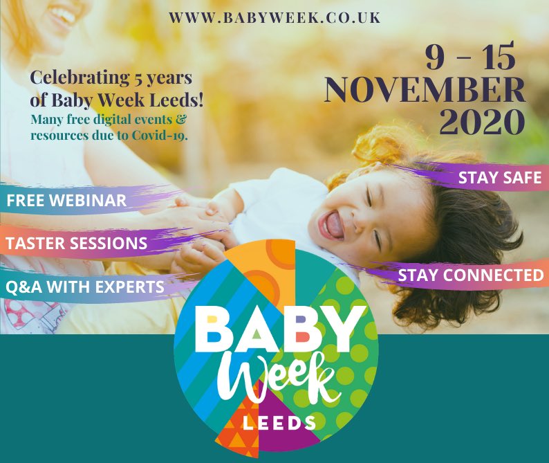 Whoop whoop it's #BabyWeekLeeds!!! 🎉🎉🎉🎉Hope you can join some of the exciting things taking place this week. Follow @BabyWeekUK and take a look at the website to see what's on.