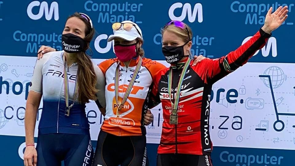 RolaMotorGroup's tweet photo. Congratulations to your 2020 South African XCO Champions! - @MariskeStrauss &amp; @alanhatherly. 

#RolaLifestyle @Cycling_SA https://t.co/0Zcgb8mrEQ