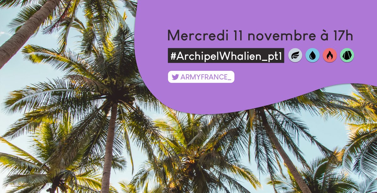 ARMYFRANCE_'s tweet photo. [@BTS_twt x Streaming Party]

Ce 11 novembre, nous vous donnons RDV à 17h pour une SP dans les eaux cristallines de l'archipel Whalien 🏝️#SPdesClans. 

Soyez prêts à streamer pour #DynamiteObjectifOr, #AnswerObjectifOr et #7ObjectifPlatine ! https://t.co/abIViRgB4o