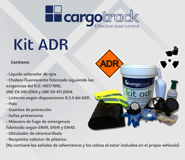 CargotrackEs's tweet photo. Transporte seguro con nuestro #KitADR apto para todas las clases ☣🚛
Contáctanos para más información 💬 o entra en nuestra Web: https://t.co/weic6SExLm
#Cargotrack #Seguridad #Protección #Transporte https://t.co/9PBcwBX4E3