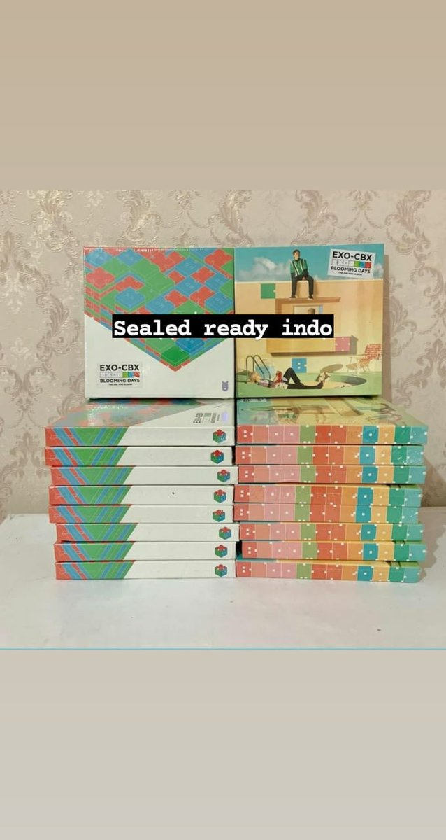 xinxinst8re's tweet photo. [READY STOCK]
Album Blooming Days - EXO-CBX 
All version
SEALED 200k

order silahkan DM https://t.co/zjzS23CP80