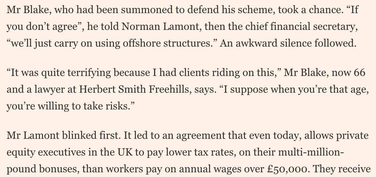 FT  @kayewiggins +  @markvdvd outline another classic case of tax havens being used as a crowbar to open up the tax regimes of countries around the world. https://www.ft.com/content/3771030c-b8ad-4da6-b0af-0311a8e82ec8First, threaten to go offshore if you don't get what you want. 1/>>