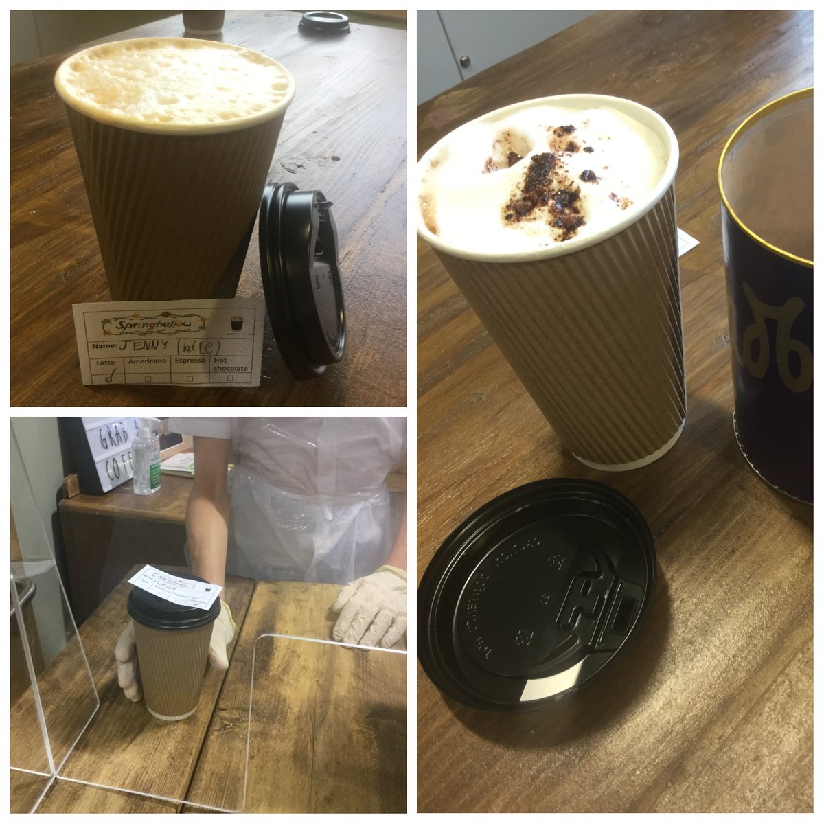 springhallow's tweet photo. The Spring Cafe is now up and running! ☕️ 🎉 #SpringCafe #tea #coffee #hotchocolate #cake https://t.co/AjPCNoePTr