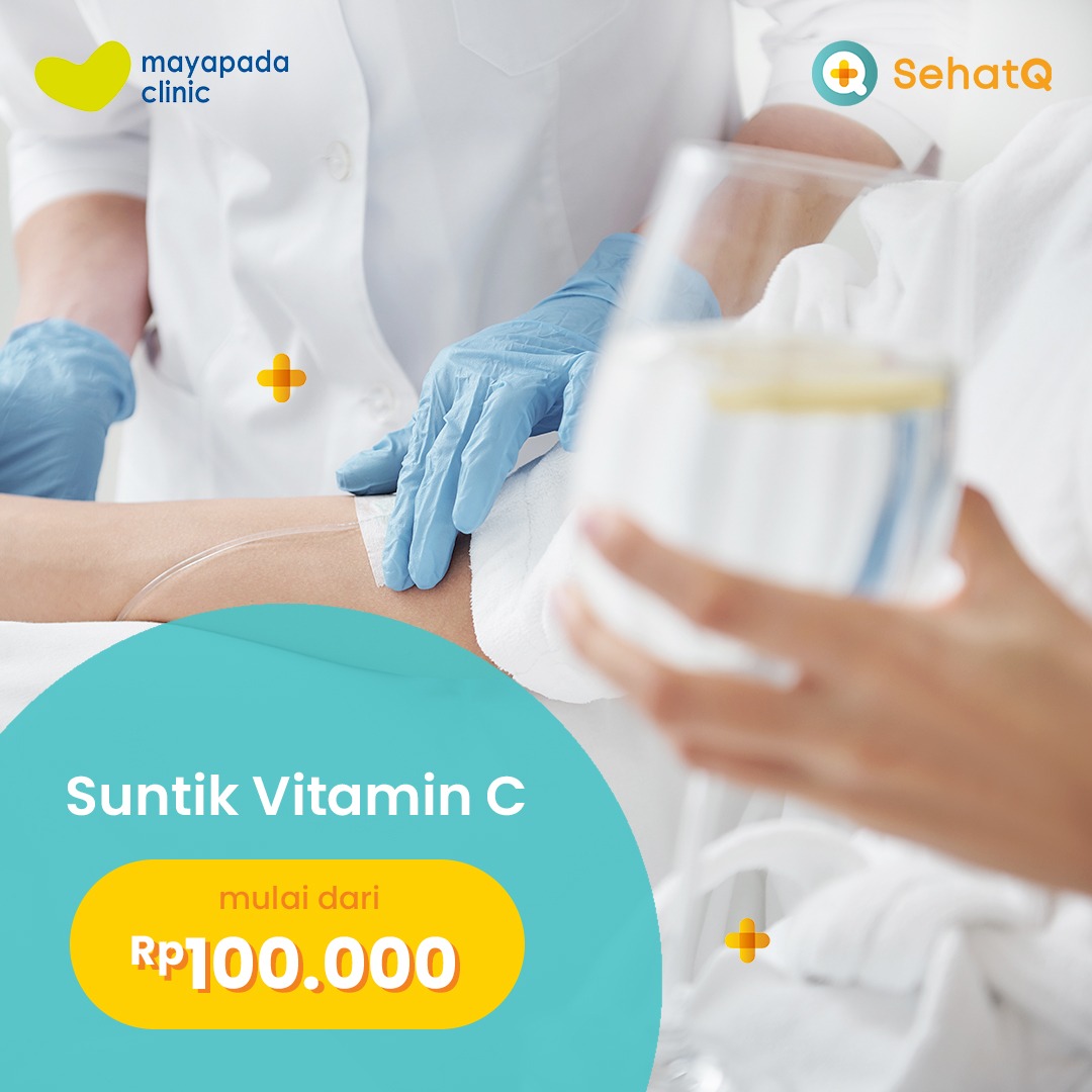sehatq's tweet photo. Mengingat manfaatnya, yuk lakukan SUNTIK VITAMIN C di Mayapada Clinic. Mengapa? Selain miliki tenaga medis berpengalaman, Mayapada Clinic juga mempunyai perlengkapan terkini.

Segera lakukan reservasi dengan kunjungi fitur PROMO pada aplikasi ataupun website SehatQ.

#PROMOSehatQ https://t.co/usq9sjoRL1