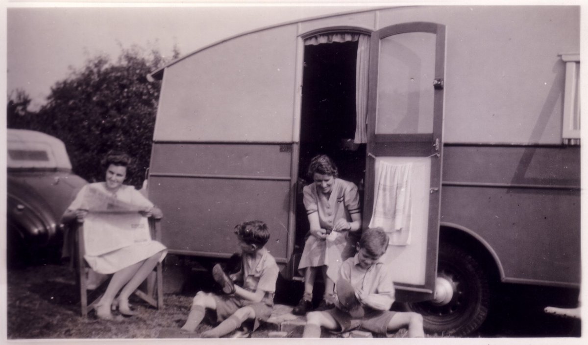 CovTM's tweet photo. Alice Baddeley @AliceinEgypt92 Volunteer Assistant Curator at Coventry Transport Museum has written a piece about caravans, for the V&amp;A's Pandemic Objects series.

Read the article here https://t.co/ngL1GheNO8 https://t.co/k62OpFTQx9