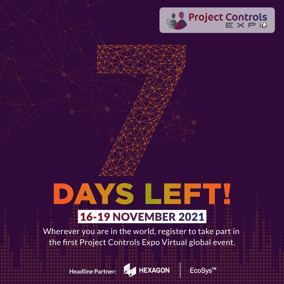 PCE_Virtual's tweet photo. Join other project professionals from across the world!
Only 𝗼𝗻𝗲 𝘄𝗲𝗲𝗸 𝘁𝗼 𝗴𝗼 to the first edition of @PCE_Virtual
Register today: https://t.co/aJzqvh2mk4
Headline partner @Hexagonppm
Platform Demo link - https://t.co/nS76Cilm8K
#ProjectControlExpo #ExpoVirtual https://t.co/4wxy1NKkgl
