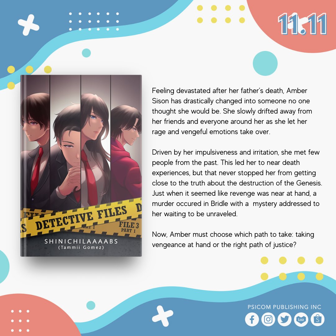 Officialpsicom's tweet photo. 🚨 NEW BOOK ALERT 🚨

Detective Files, File 3, Part 1 by Shinichilaaaabs
320 pages, SRP 195

----------
Pre-order your copies at https://t.co/QBhtsAh9Bu
Soon available at https://t.co/VyeJ1DGcH3 https://t.co/JVaegzAgWi