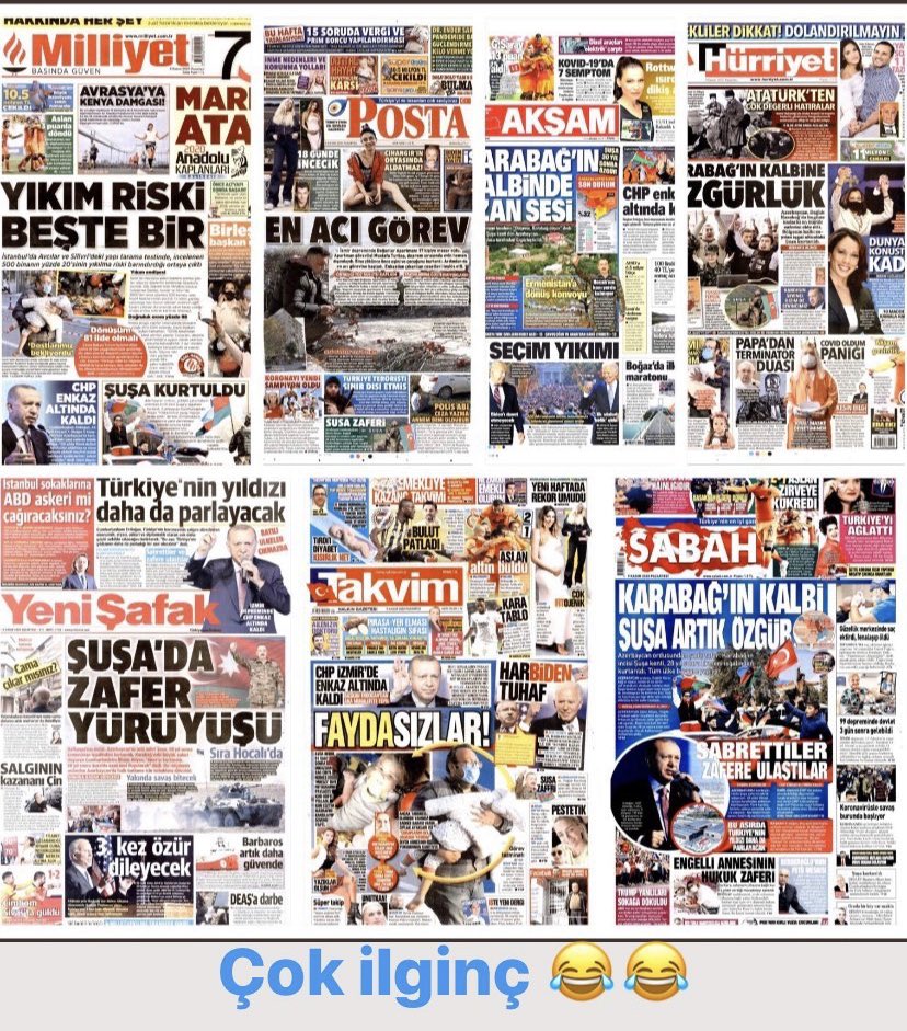 Siz ülkenin gazetelerinden daha iyi mi bileceksiniz #nocomment