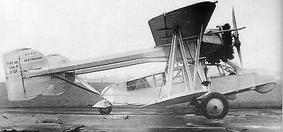 TheGhostRider31's tweet photo. The #Weymann 66 #Trimotor appeared in 1933. It was designed as a multirole aircraft suitable for policing operations in the French Colonies. It was a twin boom biplane, with the cabin in the fuselage of fabric covered, welded steel tube structure accommodating a crew of 3/4. https://t.co/5AsBJ9NGhT