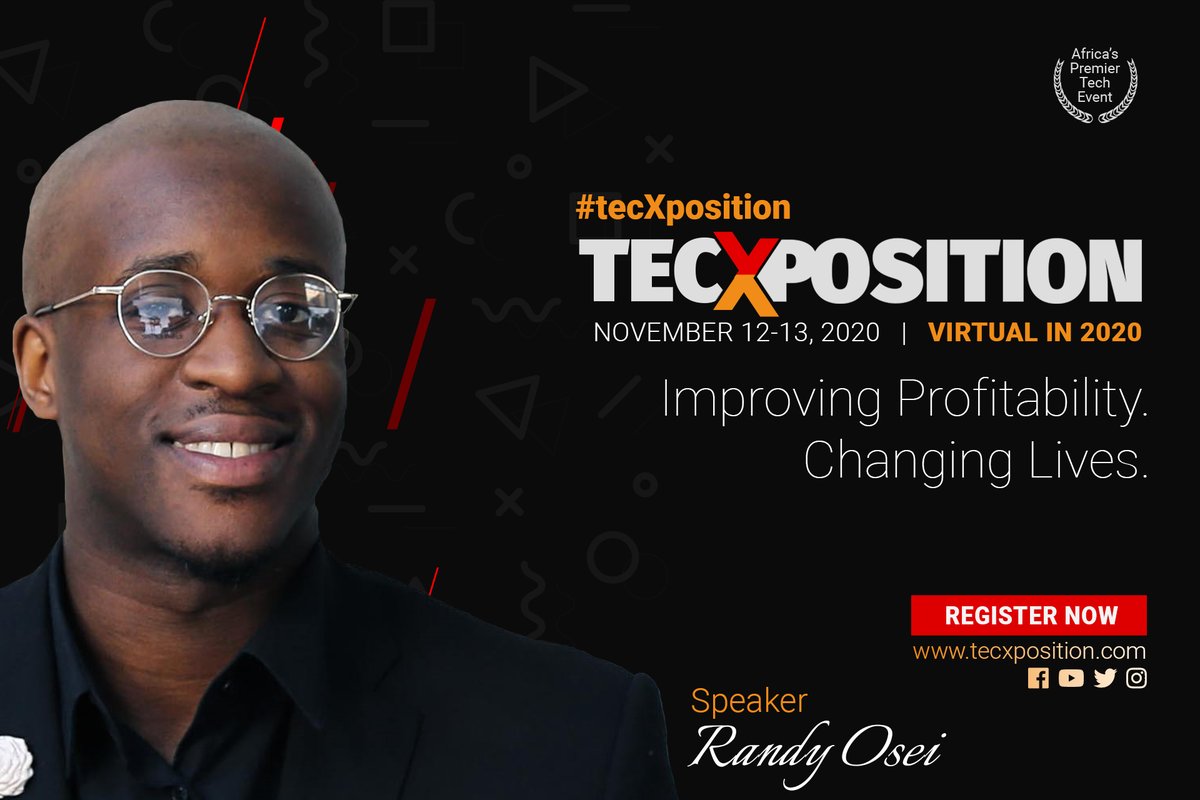 tecxposition's tweet photo. Meet Randy Osei, Founder & Executive Director at
Athlete Technology Group.
Full profile: https://t.co/dtLKbQJMHc
#innovation #startups #technews #tecXposition #tecXpositionpitch #TecXhack4Growth
@UKinKenya
@UKSATechHub
@ukngtechhub
@UKIsraelHub
@tradegovuk_GEP
@4Afrika https://t.co/iEBC6XKIdX