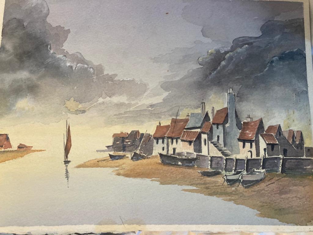 JanG22710759's tweet photo. Found a treasure trove of watercolours done by my dear Dad,when clearing out my late parents’ home. A joyful moment amongst such emotion. What you learn about them once they’re gone! #talktoyourparents #nevertoolate. https://t.co/0yhlLEgbKb