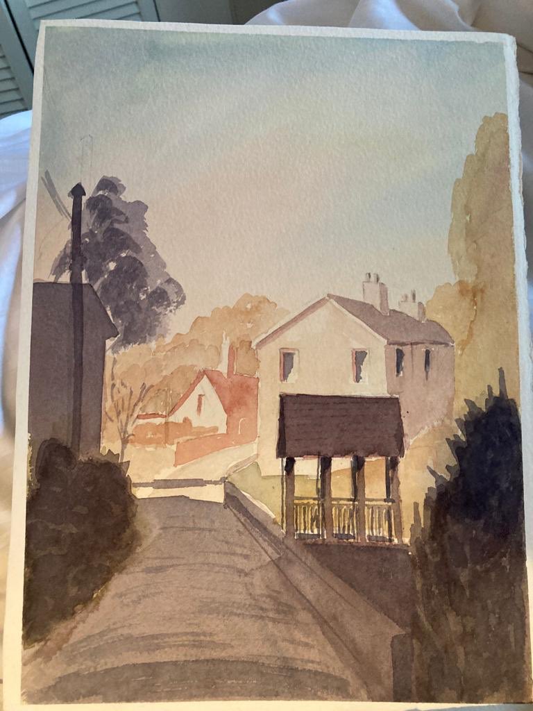 JanG22710759's tweet photo. Found a treasure trove of watercolours done by my dear Dad,when clearing out my late parents’ home. A joyful moment amongst such emotion. What you learn about them once they’re gone! #talktoyourparents #nevertoolate. https://t.co/0yhlLEgbKb
