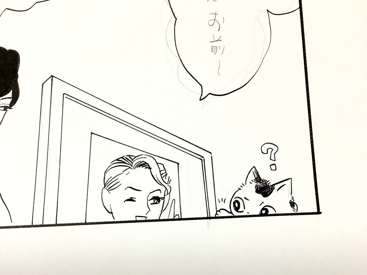 ①何の罪もないズーム通話をする紳士が
②ねこに目をつけられ…
③ドンペリをかけられ、
④歪む‼️ 