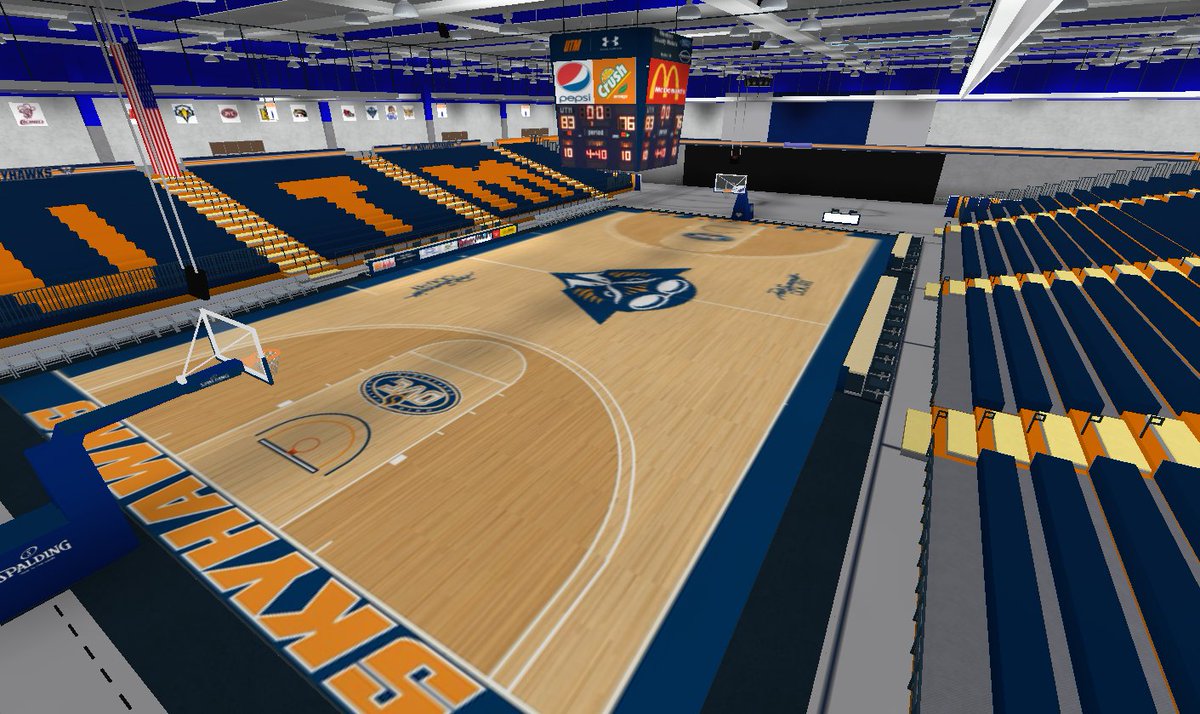 thejrmchannel's tweet photo. Updated basketball court in the Elam Center in #roblox
#SkyhawkNation #utmsports #utmmbb #utmartin #skyhawkhoops #utmwbb #beutmproud https://t.co/A5a0t1akgd