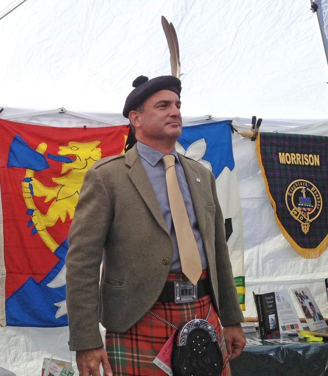 Scottish_Banner's tweet photo. Vale-Dr. John Ru Morrison, Chief of the Clan and Name of Morrison, who has passed away. The #ScottishBanner sends our condolances to his family and all members of #ClanMorrison worldwide. https://t.co/1o5GTSSHPa