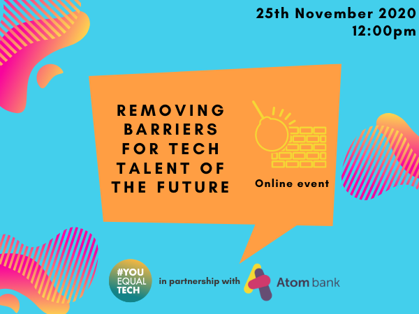 YETNorth (@yetnorth) on Twitter photo Are you looking to get into tech but finding barriers preventing you from progressing your career? Join us online on Wed 25th Nov at 12:00pm, where we're teaming up with <a href="/atom_bank/">The Atom Bank fan club</a> to discuss how to make tech more accessible for everyone.
Register here: ow.ly/b54l50CeMGQ Are you looking to get into tech but finding barriers preventing you from progressing your career? Join us online on Wed 25th Nov at 12:00pm, where we're teaming up with <a href="/atom_bank/">The Atom Bank fan club</a> to discuss how to make tech more accessible for everyone.
Register here: ow.ly/b54l50CeMGQ