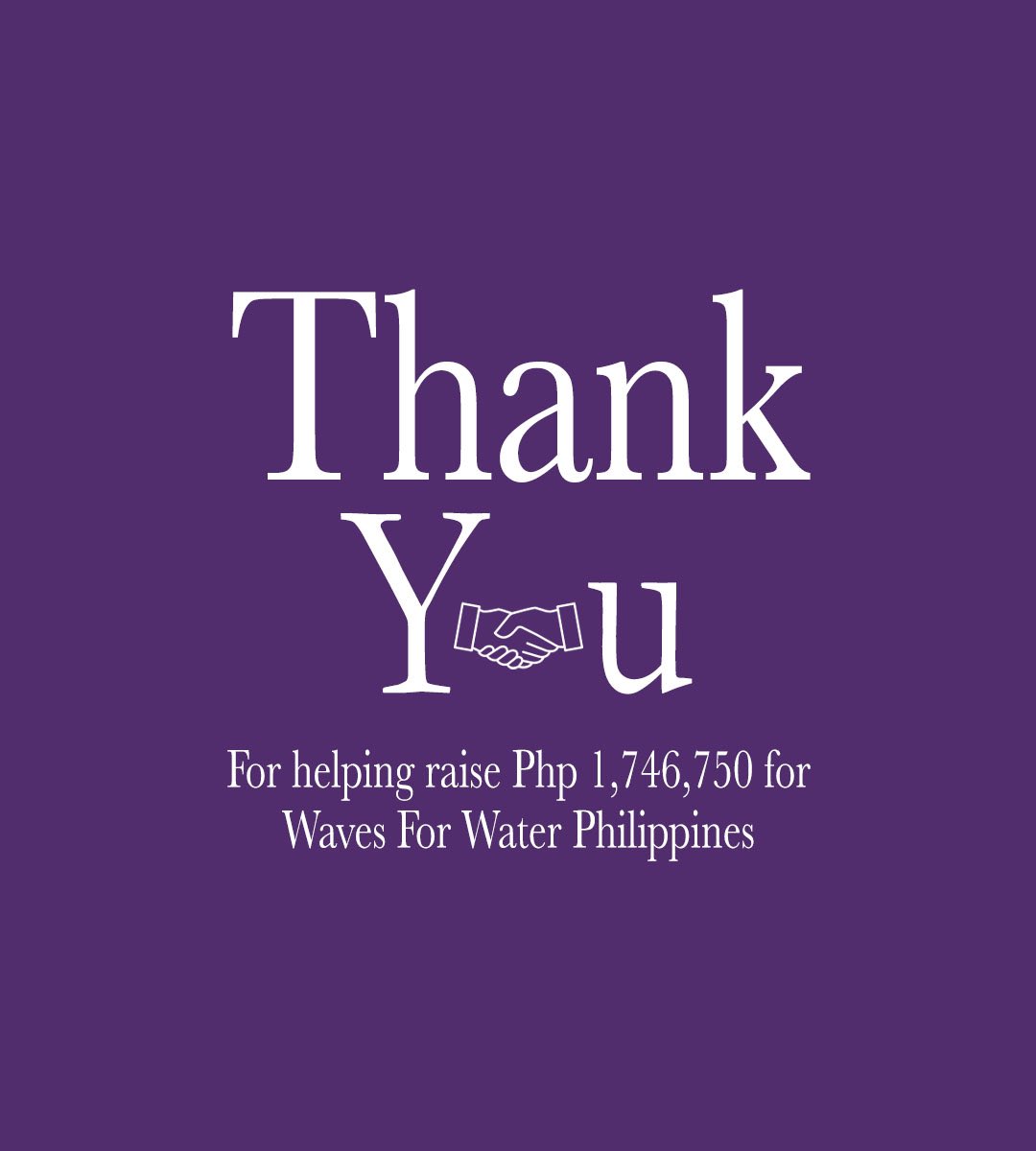commonwealth_ph's tweet photo. Together, we have raised  a total of Php 1,746,750 to support families affected by Typhoon Goni and Typhoon Quinta. On behalf of Commonwealth, @wavesforwater, and Nike, we would like to thank you all for your incredible contribution. We are inspired and grateful. https://t.co/p5V7L4OJO4