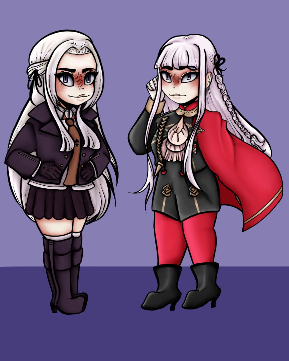mocha_pie_'s tweet photo. going through my photos and realized i forgot to post this so here you go. #danganronpa #triggerhappyhavoc #danganronpatriggerhappyhavoc #fireemblem #FireEmblemThreeHouses #Edelgard #edelgardvonhresvelg #KyokoKirigiri #outfitswap #digitalart #Procreate https://t.co/rCiuQo1N9z