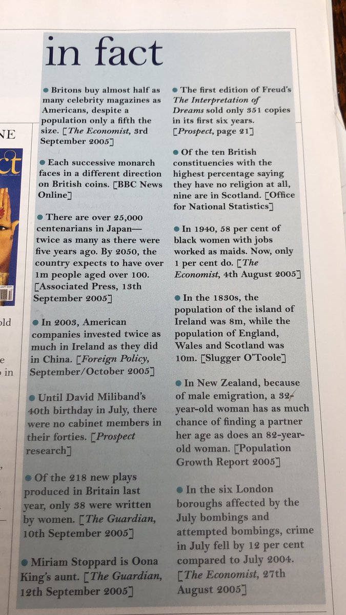 October 2005.Monarchs face in different directions on coins, one after another.David Miliband used to be in the cabinet.In the 1830s, Ireland’s population wasn’t much below GB’s.