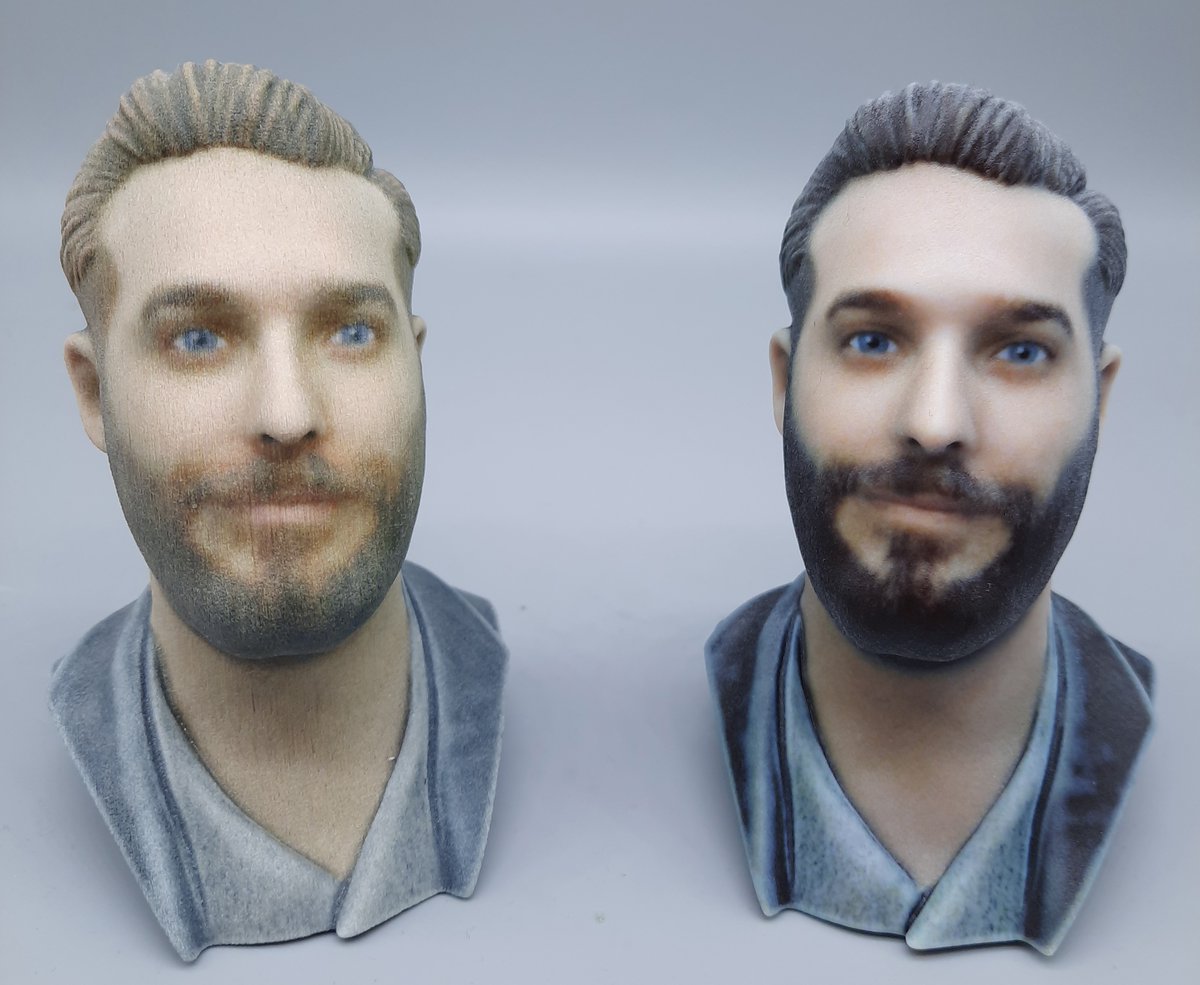 APdigitales's tweet photo. La empresa española #Selfi3D crea modelos #3D ultrarrealistas de sus clientes con la última impresora 3D J55 de #Stratasys #impresion3D @3d_printers @Stratasys @BeheroF @DSelfi3 #3dprint #regalospersonalizados #personalizacion @IncusPR https://t.co/LIRcUvRoZR https://t.co/95aPMeahJx