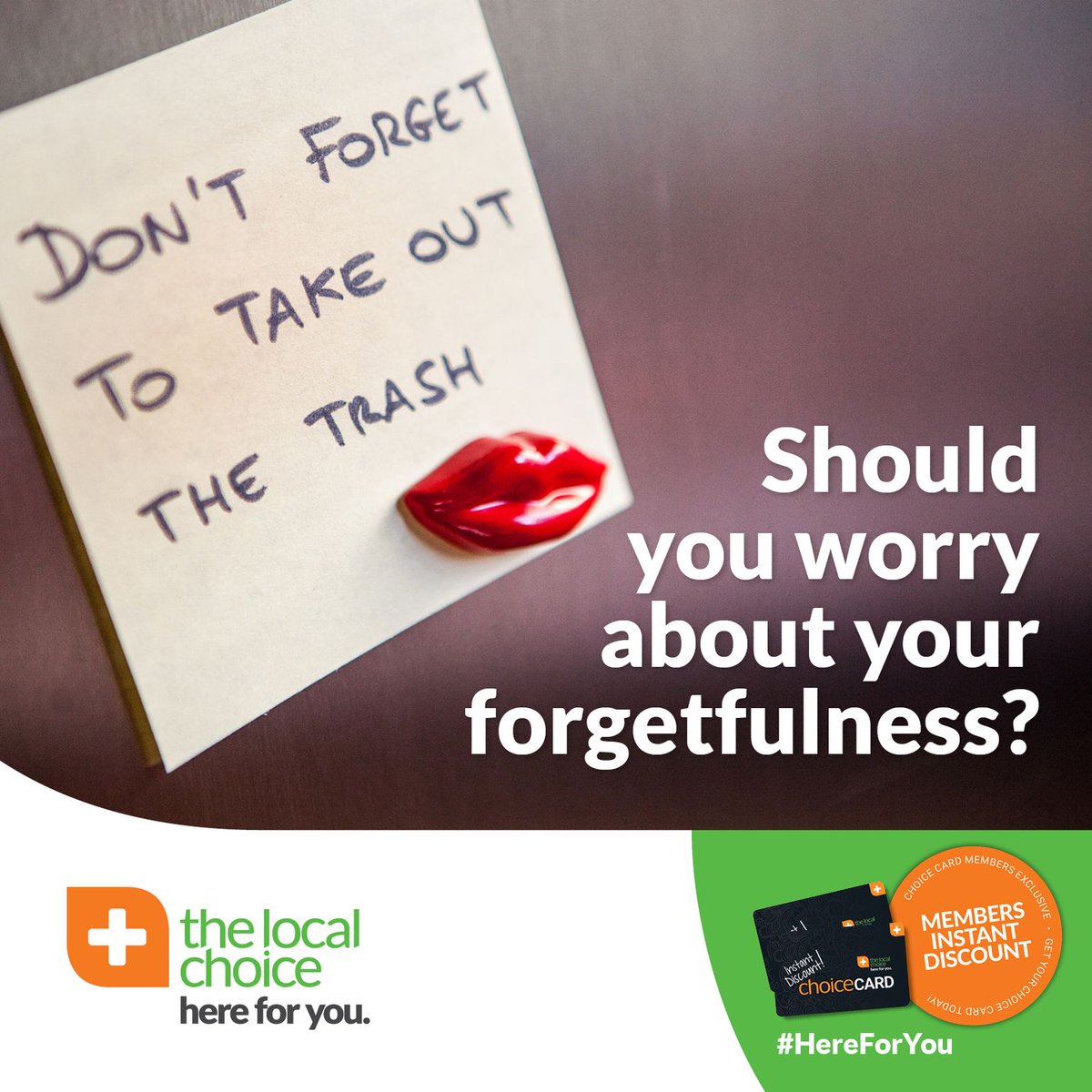 LocalChoiceMRex's tweet photo. Visit our friendly team at @LocalChoiceMRex for advice when your memory problems begin to interfere with your normal daily life and activities.

#MemoryProblems | #TheLocalChoice | #HereForYou https://t.co/3OTTWl71fG