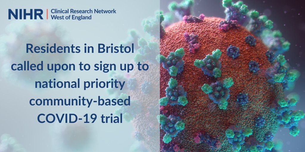Residents in Bristol called upon to sign up to national priority community-based #COVID19 trial

With rising cases of COVID-19 in #Bristol, researchers are appealing for people to take part in the #PRINCIPLEtrial. Read more here: local.nihr.ac.uk/news/residents…

#research #WEresearch