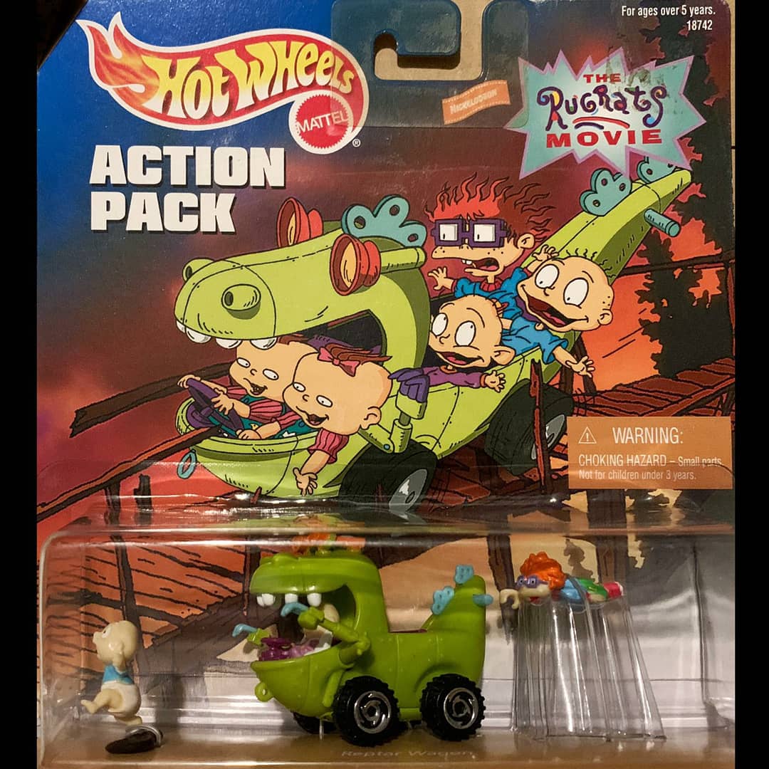 CarsScreen's tweet photo. With the upcoming release of @Hot_Wheels #Reptarwagon I thought I'd share this from #1998 #HotWheels #actionpack of #rugrats the movie 

#Reptar #diecast #164scale #rugratsreptar #rugratsthemovie #hotwheelsreptar https://t.co/vLgzYSAvH6