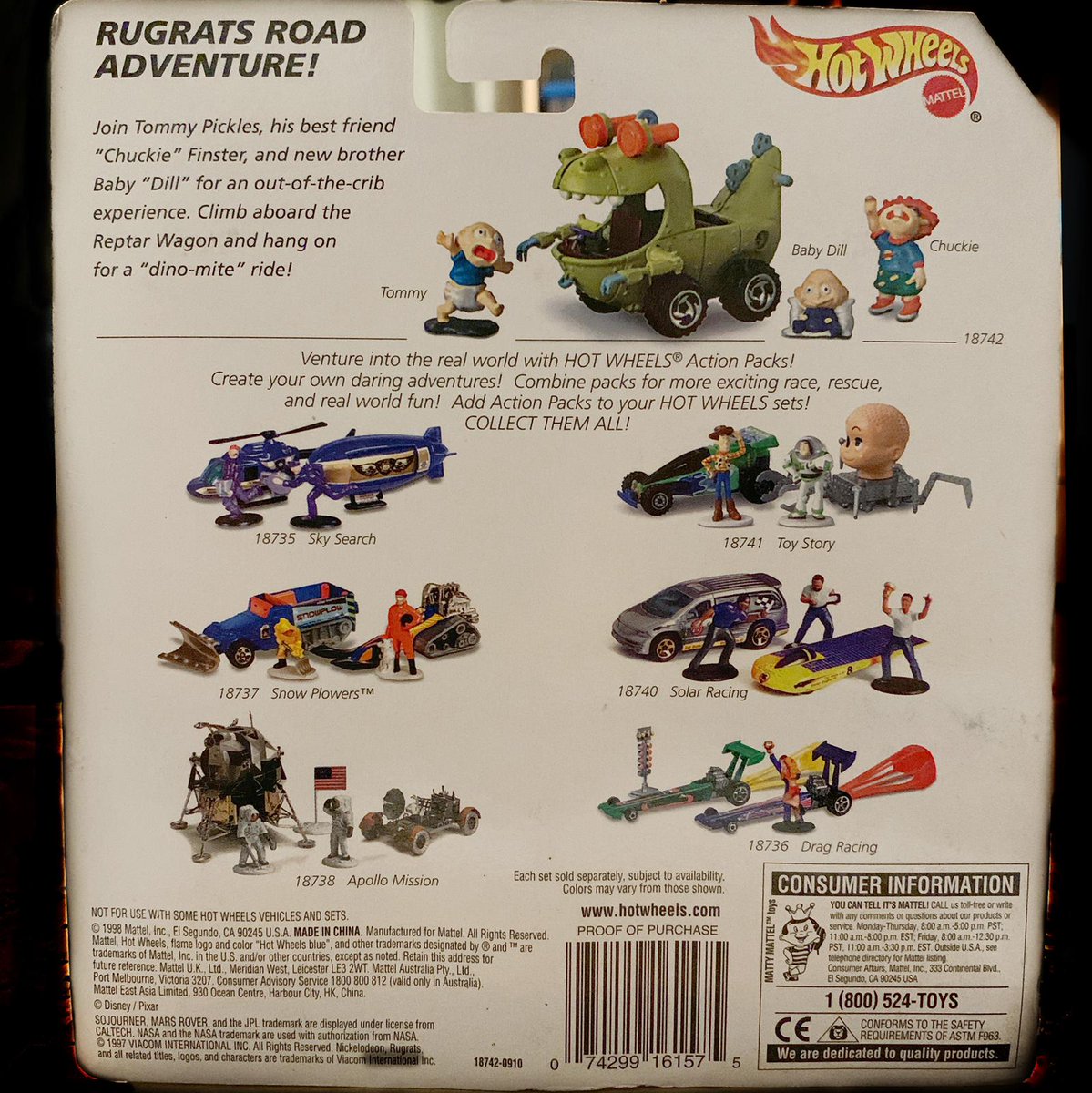 CarsScreen's tweet photo. With the upcoming release of @Hot_Wheels #Reptarwagon I thought I'd share this from #1998 #HotWheels #actionpack of #rugrats the movie 

#Reptar #diecast #164scale #rugratsreptar #rugratsthemovie #hotwheelsreptar https://t.co/vLgzYSAvH6