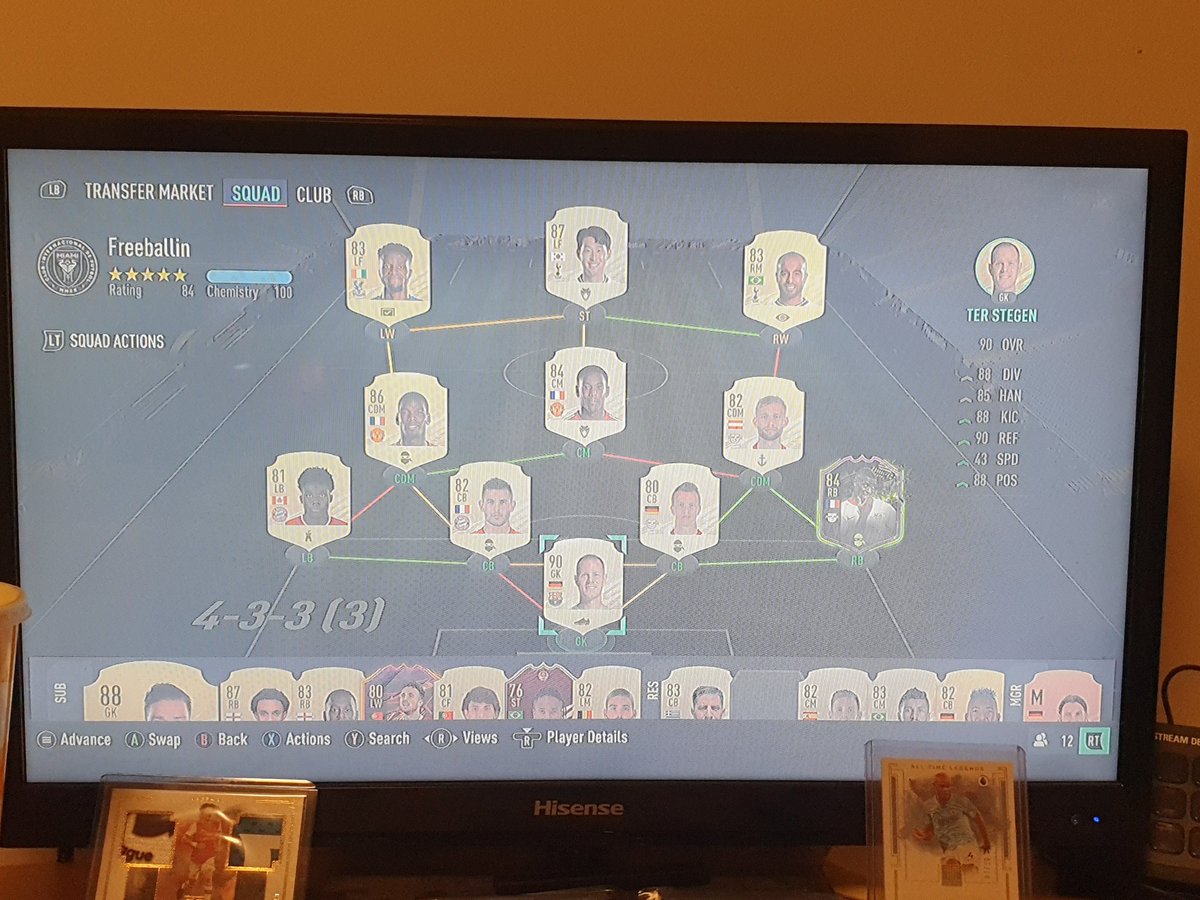 Blackrockmac's tweet photo. #Elite3 this #FIFA21 #FUTChampions #WeekendLeague! Did it with a pretty basic team that does a lot of the early meta work. Felt good about my game play, even tho I got cheesed pretty hard with a couple games against Mbap and NeyNey π
#FUT21 #FIFA #FUT #Pay2Lose #10DepthPress https://t.co/qRkIY3anZM