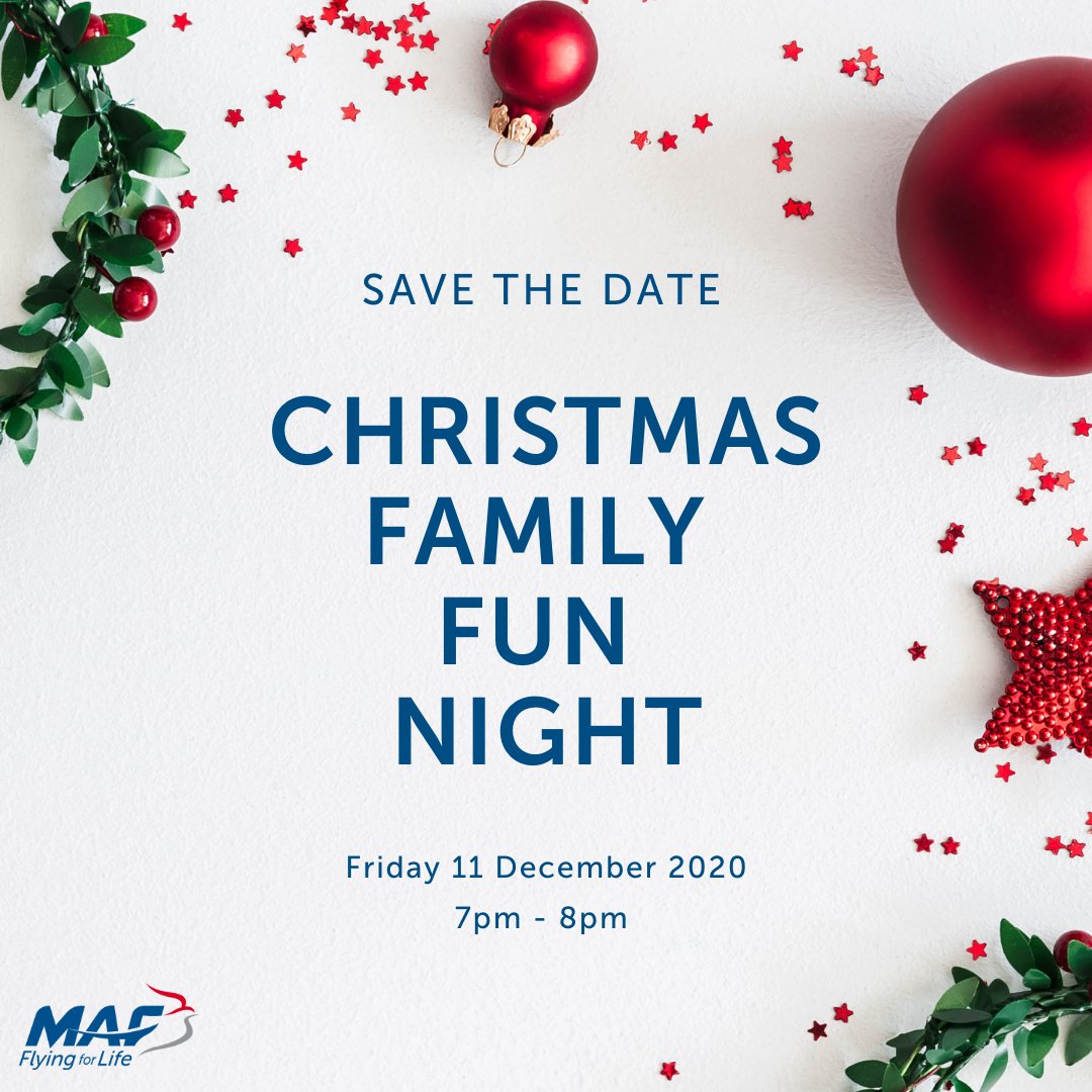 Friday 11th December - save the date 📅 In celebration of MAF's 75th Birthday year, we're hosting an online event packed with festive fun, a quiz, games and more. Everyone's welcome, so get inviting your world. Stay tuned for booking details (please note - this is a free event)