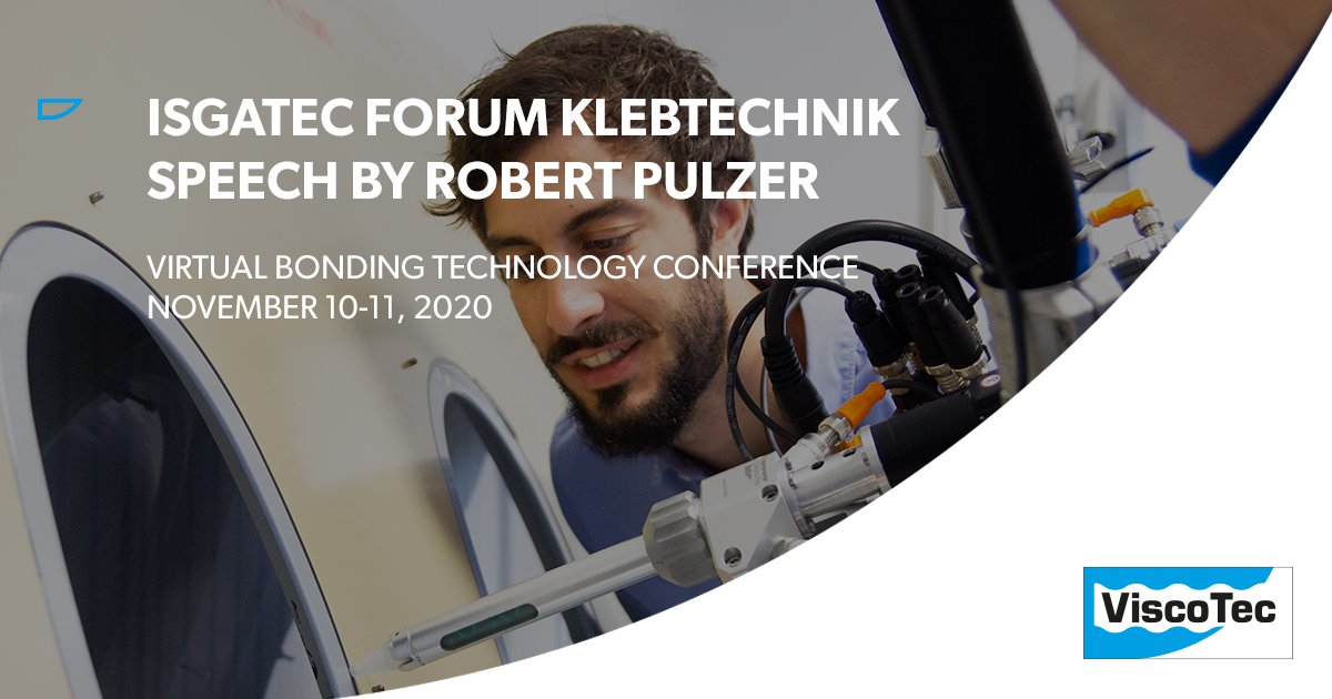 ViscoTec's tweet photo. Our colleague Robert Pulzer will talk about dispensing technology for the aerospace industry at the virtual conference ISGATEC Forum Klebtechnik.

Join the online event on: https://t.co/WNByXYITU2

#ViscoTec #Isgatec #conference #dispensing #aerospace https://t.co/qZUOclauUf