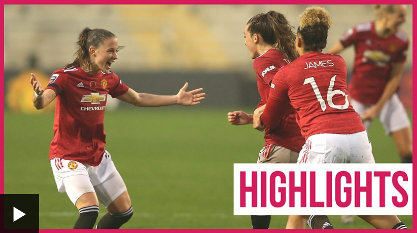 Manchester United are top of the Women's Super League for the first time ever after beating Arsenal 1-0.

📺 Highlights: bbc.in/3eDlf6R

#MUWomen