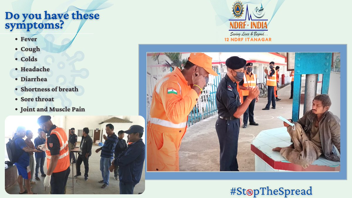 MyGovArunachal's tweet photo. Glimpses from the campaign for #covid appropriate behaviour, being conducted by 12 @NDRFHQ #Itanagar.
#ArunachalPradesh
#IndiaFightsCorona
#Campaign4CovidAwareness
#Unite2FightCorona
#TogetherWeDefeat https://t.co/43ADUSaaPJ