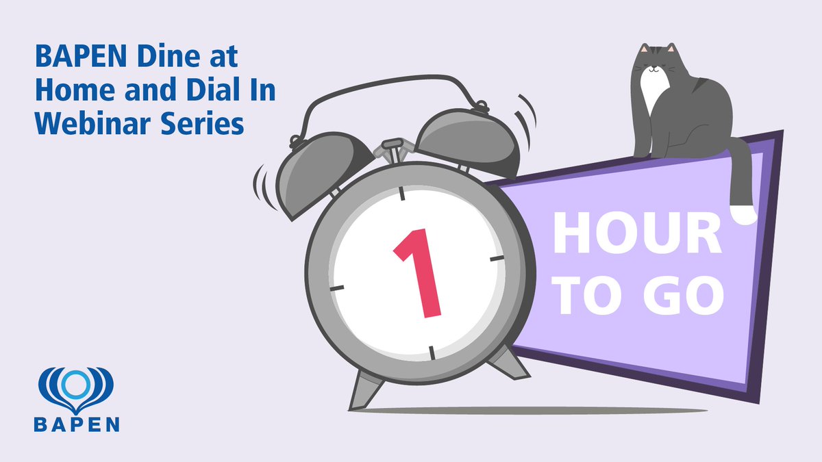 Just an hour to go! Join our 'Rethinking Oral Nutrition Support' Webinar glsr.live/BAPEN2 

Or, follow the links in your confirmation email!