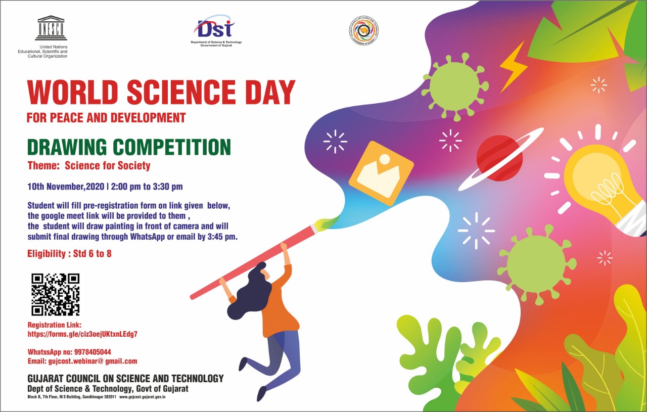 World Science Day Poster Drawing // International Science Day Drawing // Poster  Drawing Easy | World science day, Project cover page, Science title page  ideas