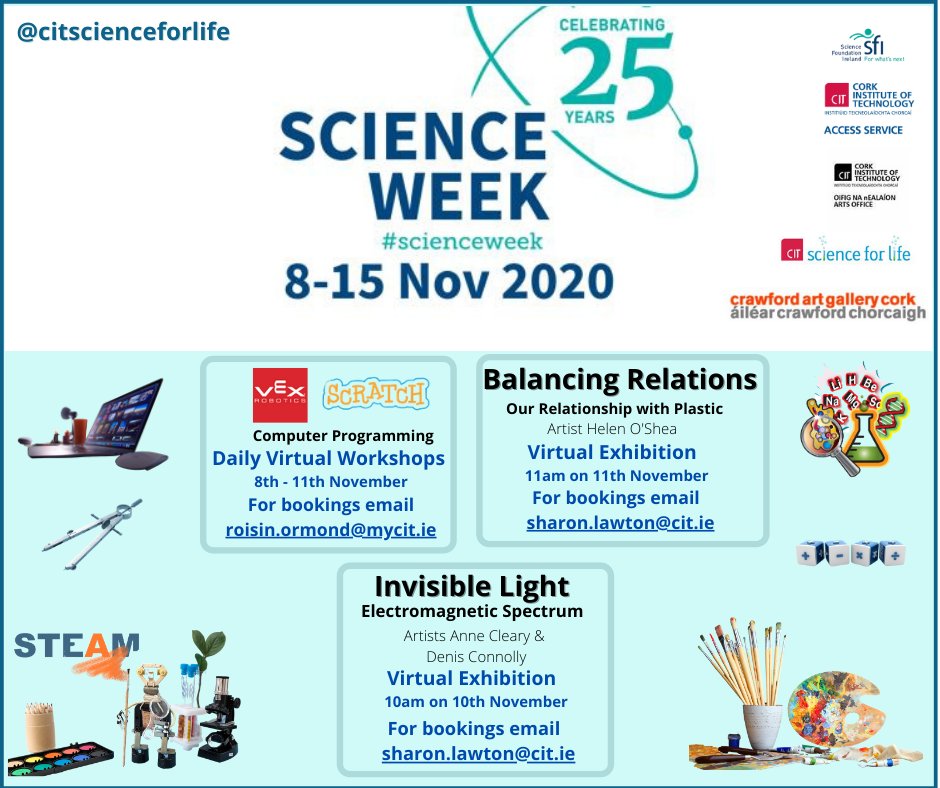 MTUScience4Life's tweet image. Science week is under way! Check out our CIT Access events for the week #CITscienceforlife10 #STEMCIT #CITAccess
