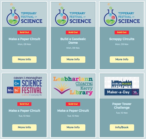 hassandabbagh's tweet photo. Monday and Tuesdays Workshops with @MakerMeetIE &amp; big hello to our Friends @DublinMaker we're delighted to be working with you again #ScienceWeek2020 #scienceweek #makerED. The #Chiefmaker @chrisreina is going to be busy, have a good one Boss! https://t.co/qbRyYz2jN7