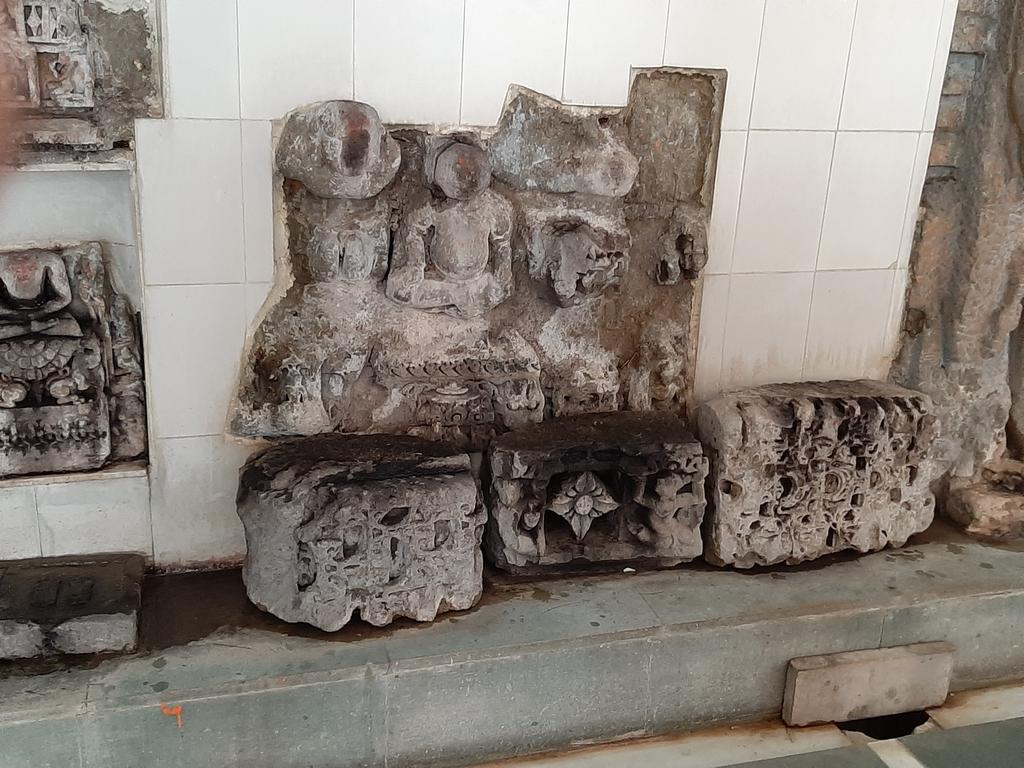 Baghraj temple with very ancient looking Moortis.No idea how old these are.